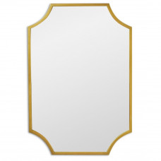 Зеркало восьмиугольное в золотой раме Lyra Gold (Лира) Svart 65*95 см 