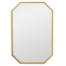 Зеркало восьмиугольное в золотой раме Stilig M Gold (Стилиг) Smal 65*97 см 